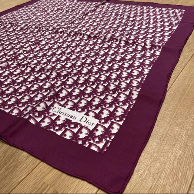 Christian Dior - 美品 クリスチャンディオール スカーフ シルク100
