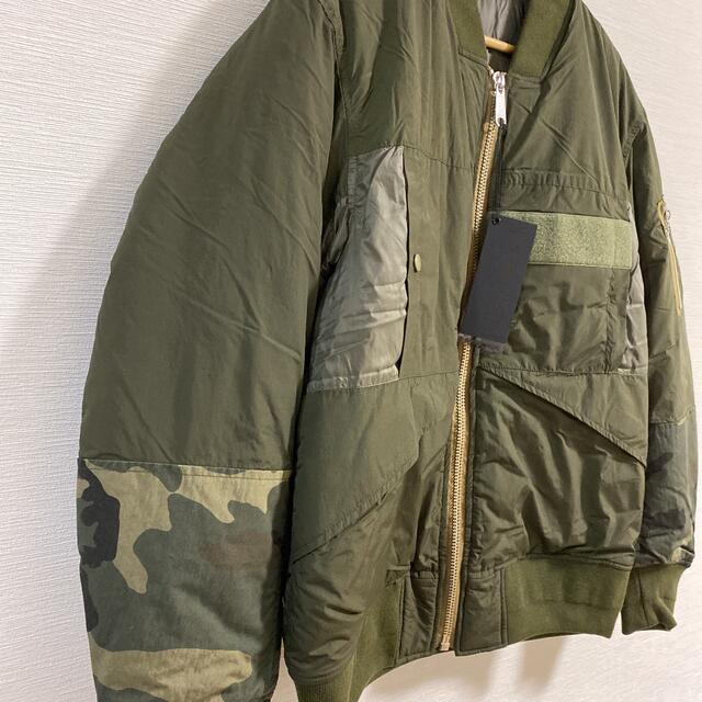 【DIM MAK】REVERSIBLE BOMBER JACKET MA-1 M メンズのジャケット/アウター(ブルゾン)の商品写真