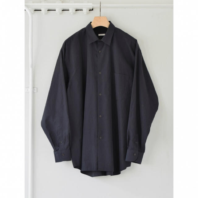 comoli   新型comoliシャツ　NAVY サイズ3