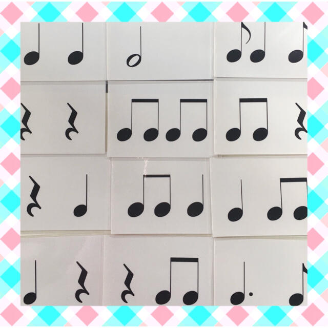 はらさり様専用　音符リズムカード　2拍導入　リズムのみ✖️3 楽器のスコア/楽譜(クラシック)の商品写真