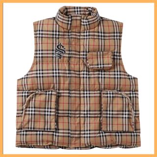 SUPPLIER(サプライヤー)Check Down Gillet ダウンベストの通販|ラクマ