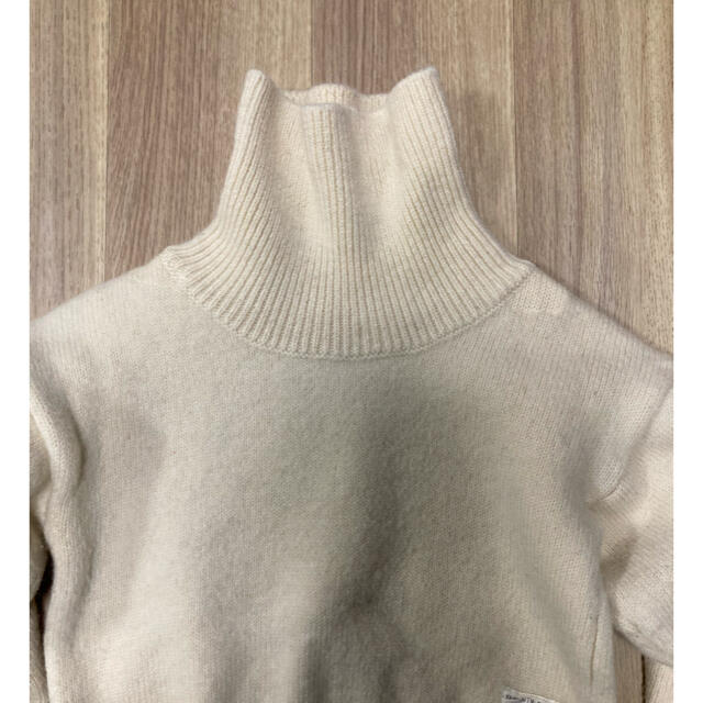 70s vintage wool white knit レディースのトップス(ニット/セーター)の商品写真