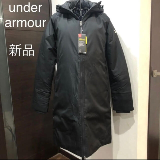 UNDER ARMOUR(アンダーアーマー)の新品タグ付き　アンダーアーマー ベンチコート　レディース　定価19800円 レディースのジャケット/アウター(ロングコート)の商品写真