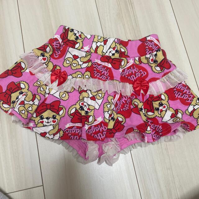 EARTHMAGIC(アースマジック)の🌸専用🌸 ラブレタースカパン キッズ/ベビー/マタニティのキッズ服女の子用(90cm~)(スカート)の商品写真