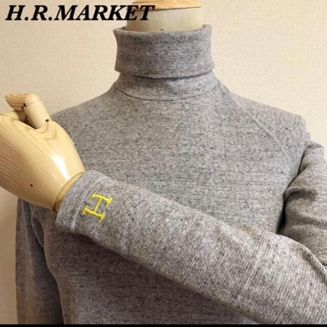 HOLLYWOOD RANCH MARKET(ハリウッドランチマーケット)のH.R.MARKET ストレッチフライスタートルネックロングスリーブTシャツ メンズのトップス(Tシャツ/カットソー(七分/長袖))の商品写真