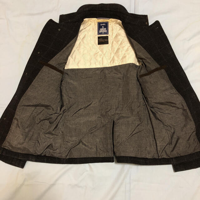SHIPS(シップス)のシップスのショート丈コート ハミルトンラムズウール メンズのジャケット/アウター(ステンカラーコート)の商品写真