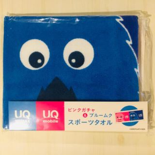 エーユー(au)の【未開封】ガチャピン、ムックのスポーツタオル UQモバイル／UQ WiMAX(ノベルティグッズ)