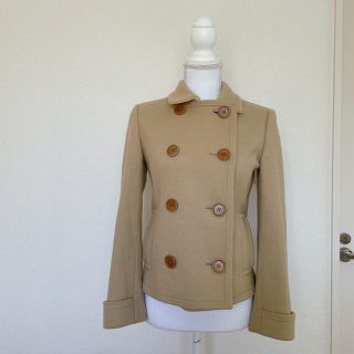 ポールスミス(Paul Smith)の【PAUL SMITH】ピーコート　ベージュ？　40サイズ　Lサイズ(ピーコート)