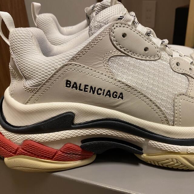 バレンシアガBALENCIAGA バレンシアガ トリプルS Triple S ホワイト 42