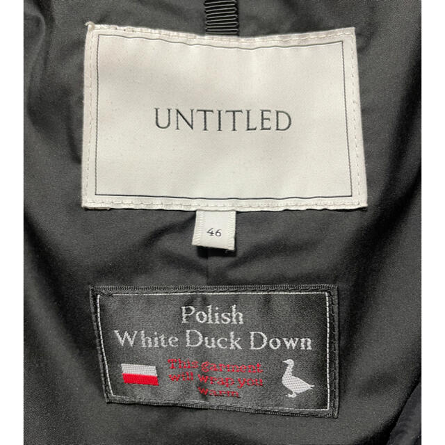 UNTITLED(アンタイトル)の大きいサイズuntitledダウンコート レディースのジャケット/アウター(ダウンコート)の商品写真