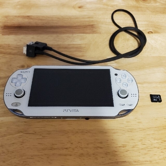 SONY PlayStationVITA 本体 PCH-1100　クリスタルホワ携帯用ゲーム機本体