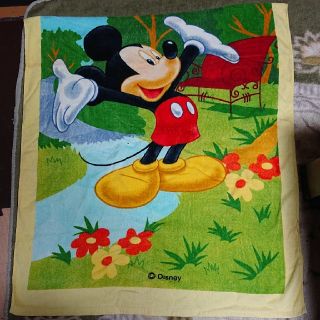 ディズニー(Disney)のミッキーマウスバスタオル  あゆ様専用(タオル/バス用品)