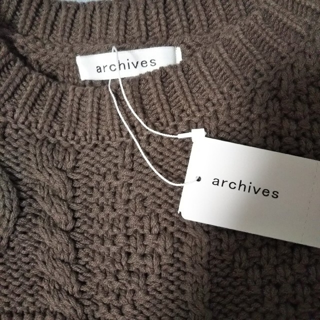 archives(アルシーヴ)のarchives アルシーヴ  ニット ベスト レディースのトップス(ベスト/ジレ)の商品写真