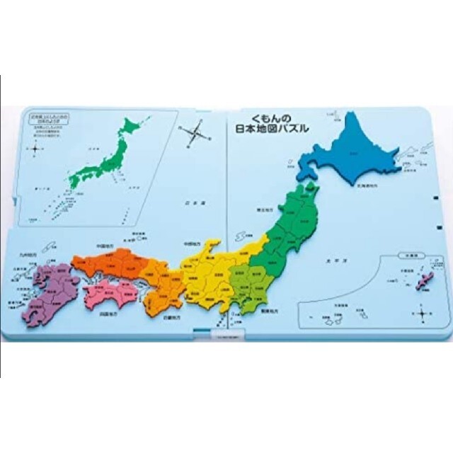 オチ様専用　【新品未使用】日本地図パズル　知育玩具 キッズ/ベビー/マタニティのおもちゃ(知育玩具)の商品写真