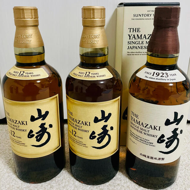 山崎12年700ml×2本　山崎NA 700ml×6本セットウイスキー