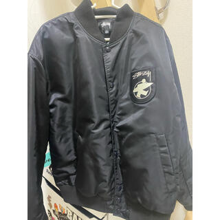 STUSSY - stussy surfman stadium jacketの通販 by taka's shop ...