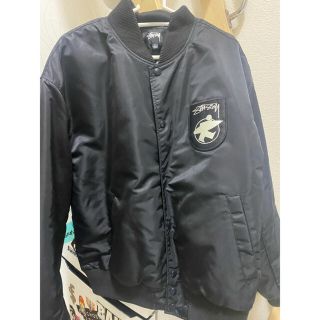 stussy surfman stadium jacket