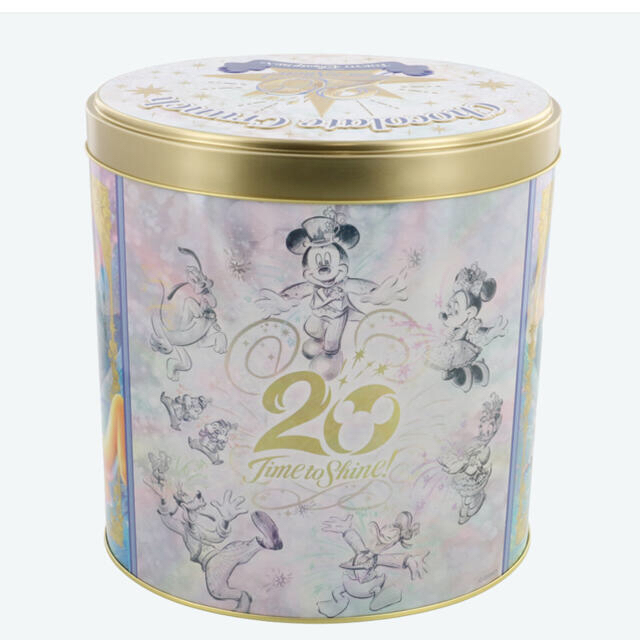 新作♡ 20周年　チョコレートクランチ　缶　ディズニーシー