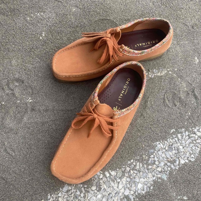 stussy clarks ワラビー　コラボシューズ