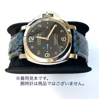 パネライ(PANERAI)の【専用出品】パネライ用汎用ベルト　汎用尾錠付き　ルミノール44㎜等に(レザーベルト)