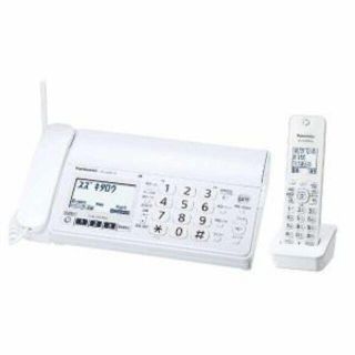 パナソニック(Panasonic)の【miiii様専用】美品パナソニック FAX 電話機　KX-PZ200W(電話台/ファックス台)