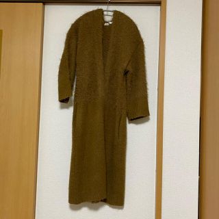 マウジー(moussy)のmoussy ブラウンニットアウター(カーディガン)