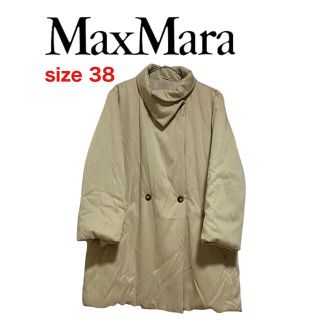 マックスマーラ(Max Mara)のイタリア製 白タグ MAXMARA マックスマーラー 中綿 コート 38(M)(ダウンコート)