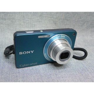 ソニー(SONY)のn887○デジタルカメラ ソニー CyberShot DSC-W350 ブルー(コンパクトデジタルカメラ)