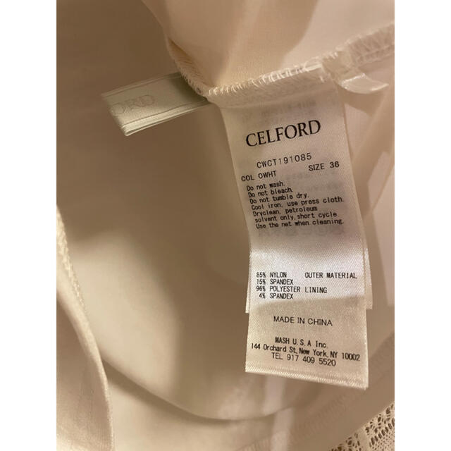 CELFORD(セルフォード)のCELFORD レース　トップス レディースのトップス(シャツ/ブラウス(長袖/七分))の商品写真