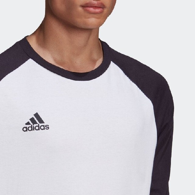 adidas(アディダス)のアディダス TAN ファンダメンタル ロゴ長袖Tシャツ Mサイズ メンズのトップス(Tシャツ/カットソー(七分/長袖))の商品写真