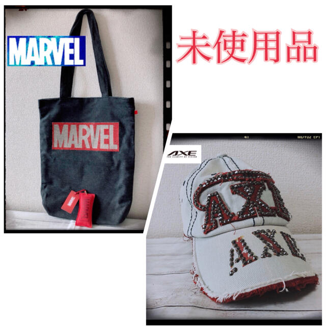 MARVEL(マーベル)の◆MARVELトートバッグ◆AXE キャップ メンズのバッグ(トートバッグ)の商品写真