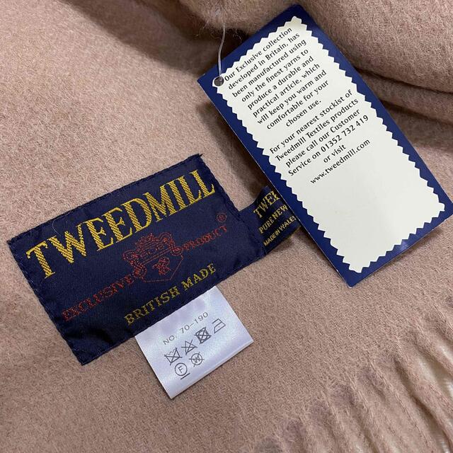 TWEEDMILL(ツイードミル)のTWEED MILL新品 大判ストール ブランケット 膝掛け マフラー レディースのファッション小物(ストール/パシュミナ)の商品写真
