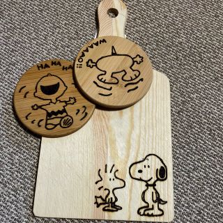 スヌーピー(SNOOPY)のスヌーピー❤️ コースター付✨✨(インテリア雑貨)