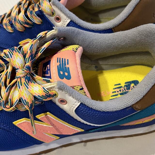 New Balance(ニューバランス)の新品未使用★NBニューバランス★574スニーカー★カラフル★サイズ24.5cm レディースの靴/シューズ(スニーカー)の商品写真