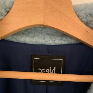 X-girl - 【美品】X-girlのボアチェスターコートの通販 by 💜Erico