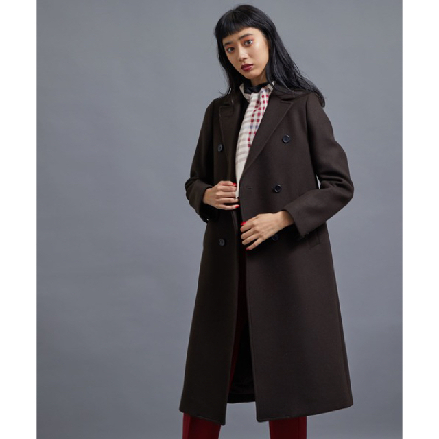 Super120´s ロングダブルクロンビーコート-