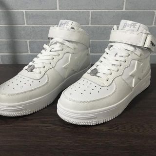 アベイシングエイプ(A BATHING APE)の27.0cm BAPE STA™ MID "White"  新品未使用(スニーカー)