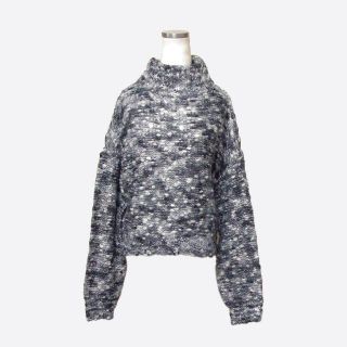 ホリスター(Hollister)の★新品★ホリスター★パフスリーブハイネックセーター (Grey/S)(ニット/セーター)