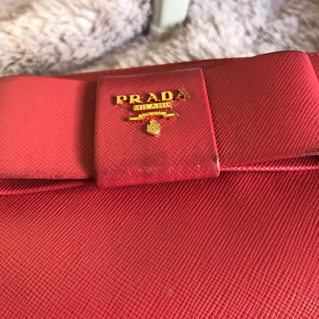 PRADA(プラダ)のPRADA＊リボン長財布 お取り置き レディースのファッション小物(財布)の商品写真