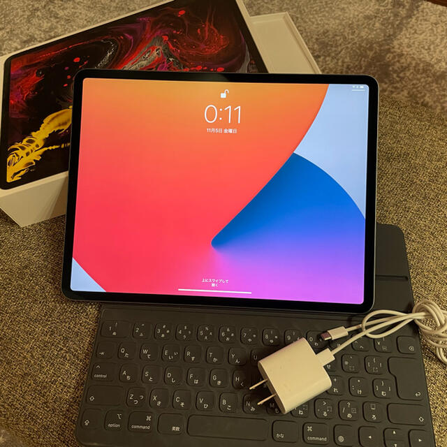 純正キーボード付き SIMフリー iPad Pro 12.9インチ 512GBSpaceGray購入日