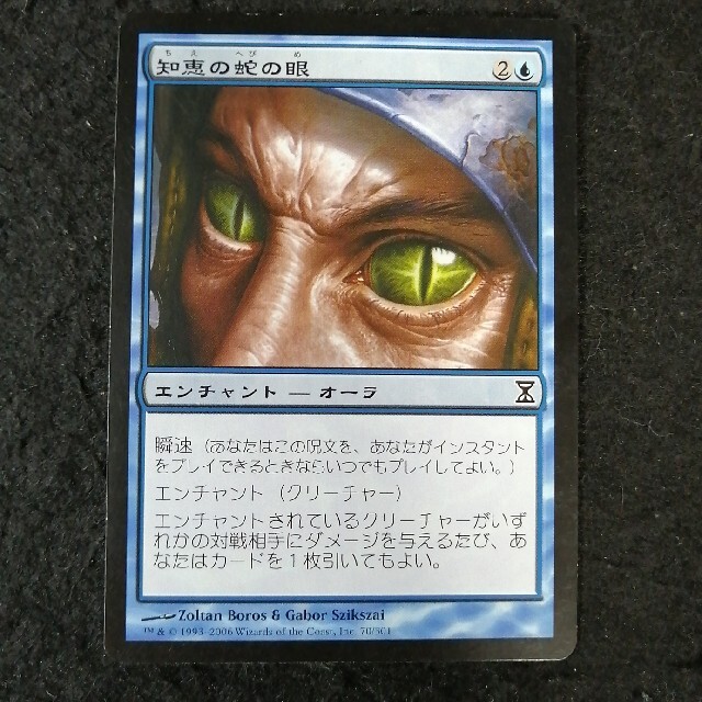 MTG 知恵の蛇の眼 日本語1枚 エンタメ/ホビーのトレーディングカード(シングルカード)の商品写真