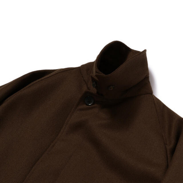 CARUSO ZERO COAT ウールギャバジン コート ブラウン サイズ48の通販