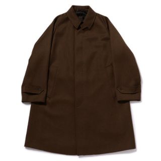 CARUSO ZERO COAT ウールギャバジン コート ブラウン サイズ48(ステンカラーコート)