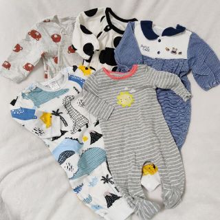 ベビーギャップ(babyGAP)のベビーロンパース 5点セット(ロンパース)