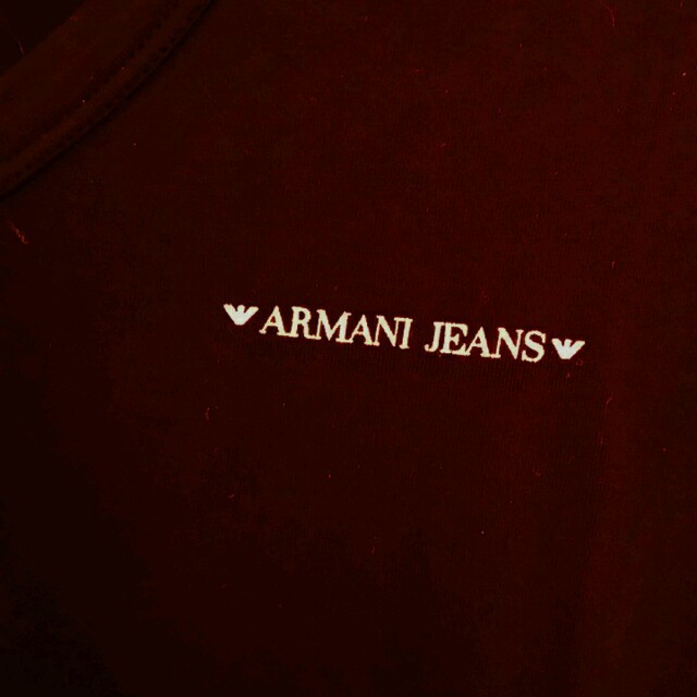 ARMANI JEANS(アルマーニジーンズ)のアルマーニ！Vネックカットソー！ レディースのトップス(カットソー(長袖/七分))の商品写真