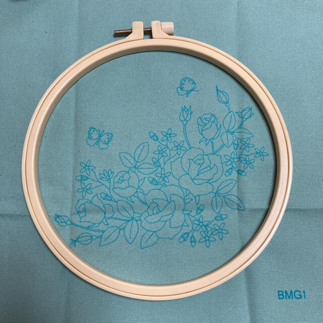 フランス刺繍キット【C332】【611】ハサミ ハンドメイドの素材/材料(生地/糸)の商品写真