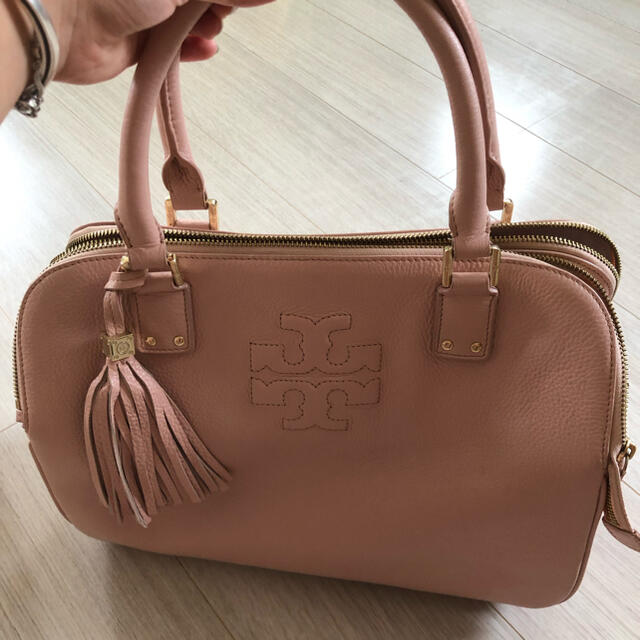 Tory Burch(トリーバーチ)のトリーバーチ　サッシェルバッグ ハンドバッグ トートバッグ ピンク A4 レディースのバッグ(ハンドバッグ)の商品写真