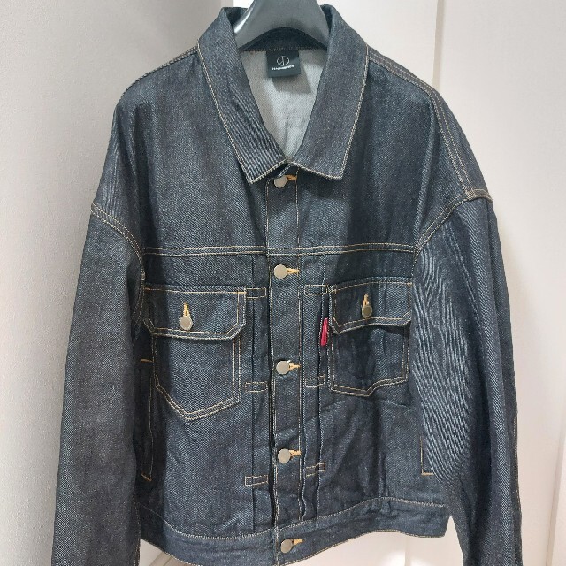 PEACEMINUSONE(ピースマイナスワン)のpeaceminusone PMO DENIM JACKET #1 INDIGO メンズのジャケット/アウター(Gジャン/デニムジャケット)の商品写真