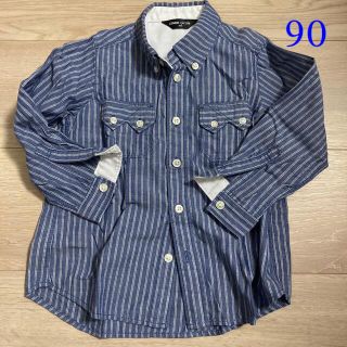 コムサイズム(COMME CA ISM)のボタンダウンシャツ90 コムサイズム美品(ブラウス)