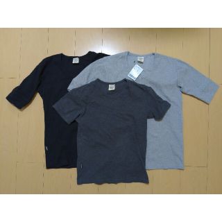 アヴィレックス(AVIREX)の【極美品】Avirex アヴィレックス　ニットTシャツ　ミディアム丈2着(Tシャツ/カットソー(半袖/袖なし))